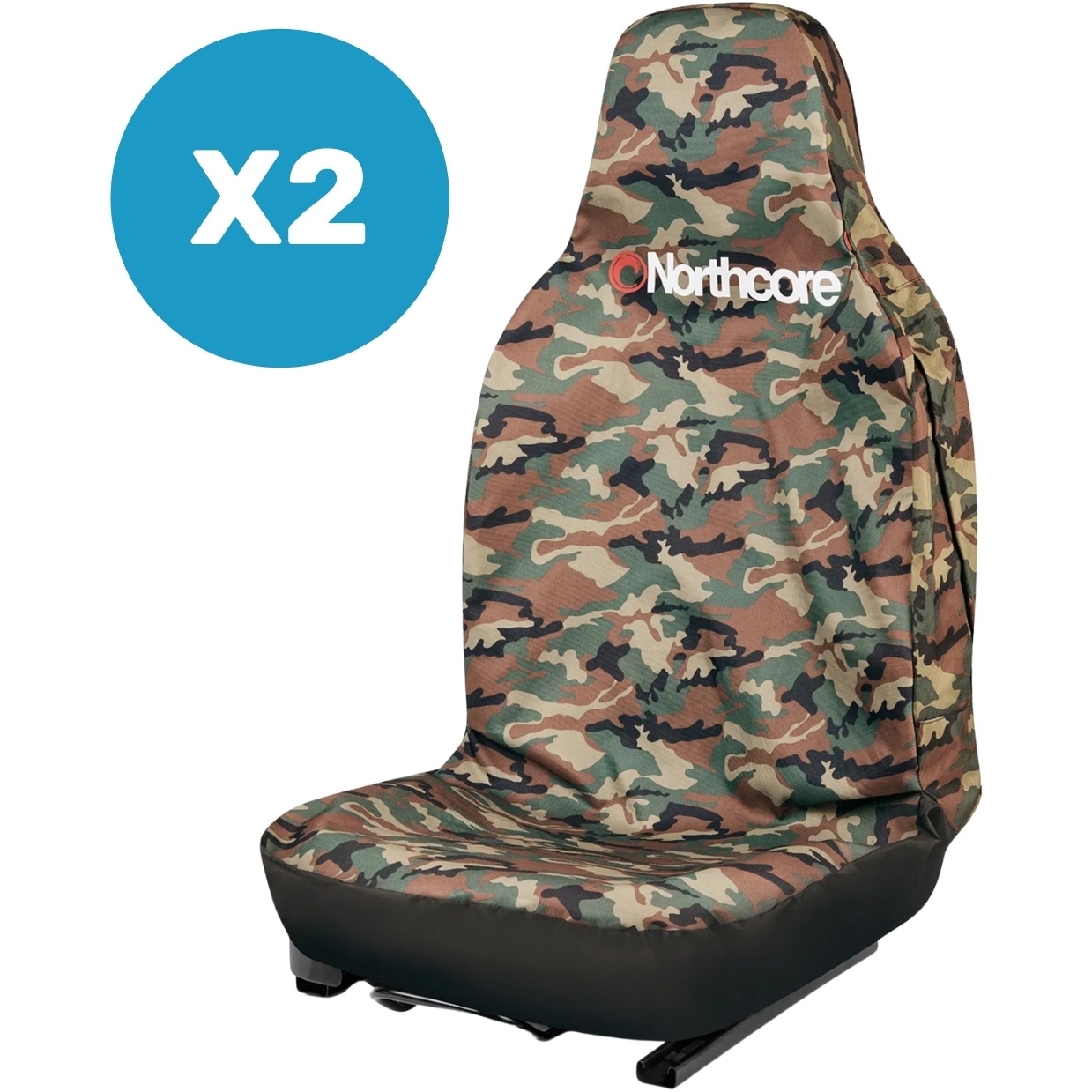 2026 Northcore Waterproof Car Seat Cover Bundle NWCSCC - Camo